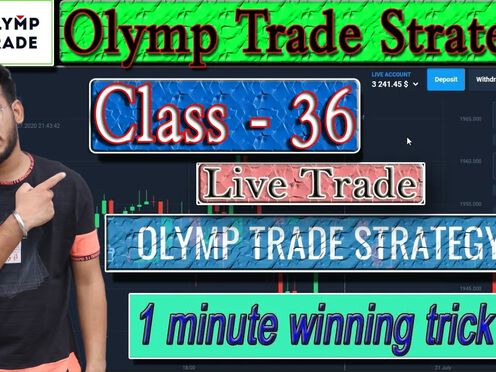 Olymp Trade Strategy | 1 minute winning trick | 100% Winning | Class 36 | By Milan Jain