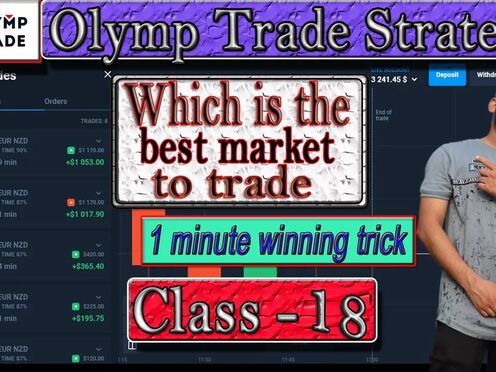 Olymp Trade Strategy | 1 minute winning trick | 100% Winning | Class 18 | By Milan Jain
