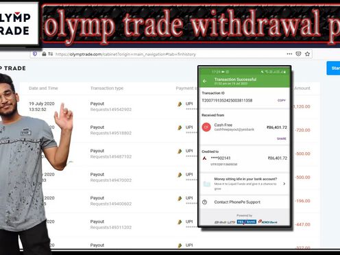 Olymp Trade Withdrawal Proof | Olymptrade Withdraw in UPI | By Milan Jain