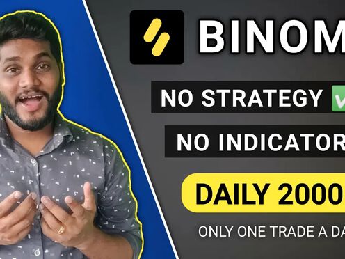 Binomo Super Easy Trading Strategy Without Any Indicator | Long Time Frame Trade | Binary Options